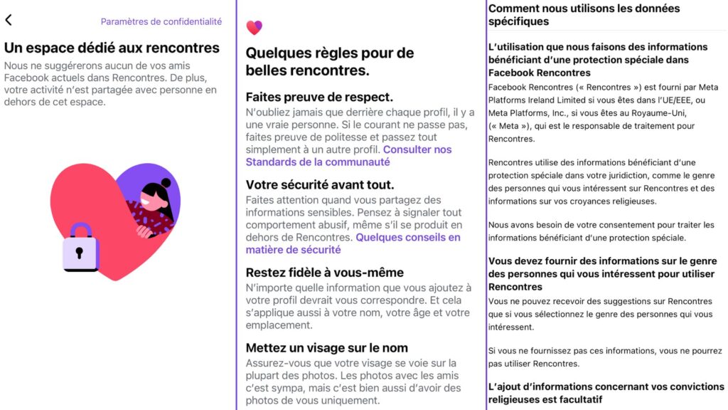 Seules les informations et photos que vous renseignez sont visibles. // Source : Numerama / Meta Seules les informations et photos que vous renseignez sont visibles. // Source : Numerama / Meta