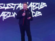 Elon Musk - conférence actionnaires Tesla // Source : Capture live Tesla 