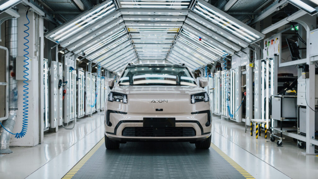 GAC AION V produite en Autriche // Source : Magna GAC AION V produite en Autriche // Source : Magna