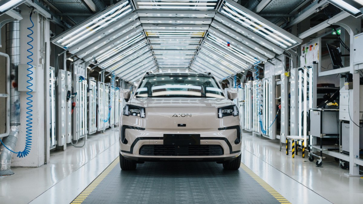 GAC AION V produite en Autriche // Source : Magna GAC AION V produite en Autriche // Source : Magna