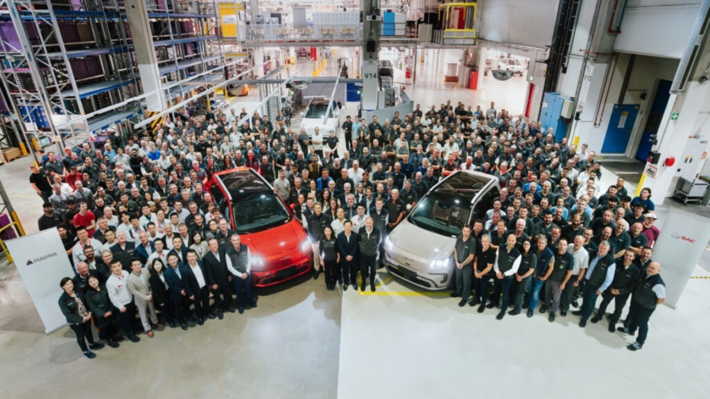 Début de production des GAC à l'usine de Graz // Source : Magna Début de production des GAC à l'usine de Graz // Source : Magna