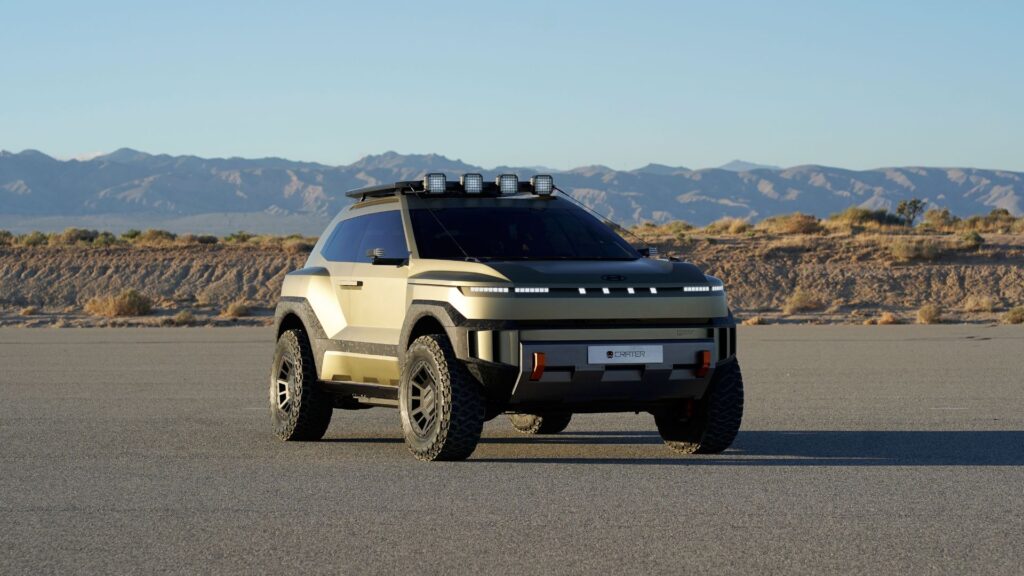 Le concept de tout-terrain électrique Hyundai Crater. // Source : Hyundai Le concept de tout-terrain électrique Hyundai Crater. // Source : Hyundai