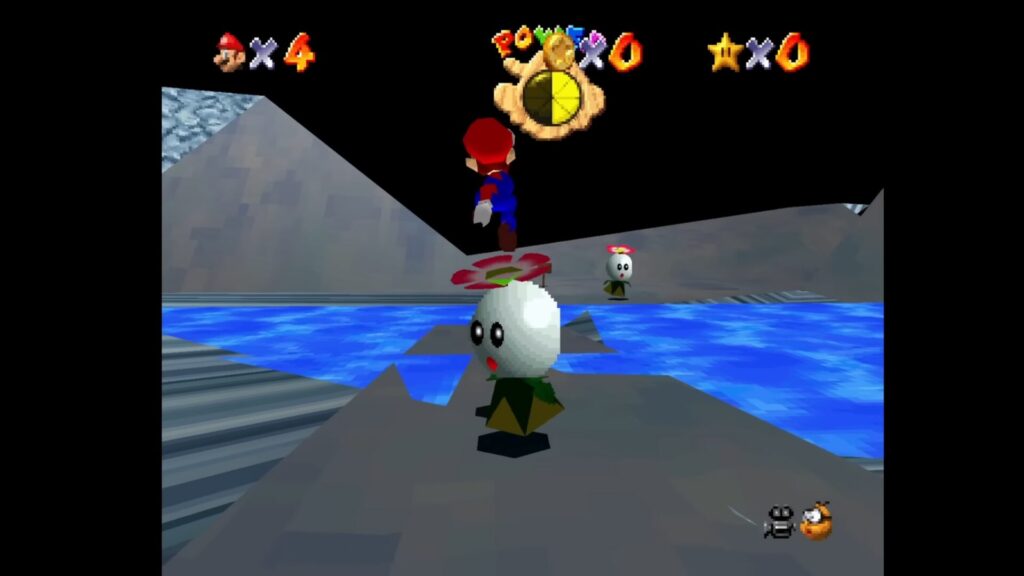 Super Mario 64 n'est pas aussi optimisé sur Ps1 que sur Nintendo 64. // Source : Video Game Esoterica Super Mario 64 n'est pas aussi optimisé sur Ps1 que sur Nintendo 64. // Source : Video Game Esoterica
