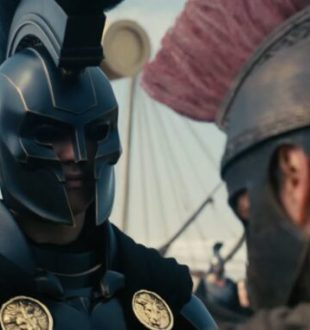 L'Odyssée est parfois un peu trop grandiloquent avec son Agamemnon aux allures de Dark Vador // Source : Universal L'Odyssée est parfois un peu trop grandiloquent avec son Agamemnon aux allures de Dark Vador // Source : Universal