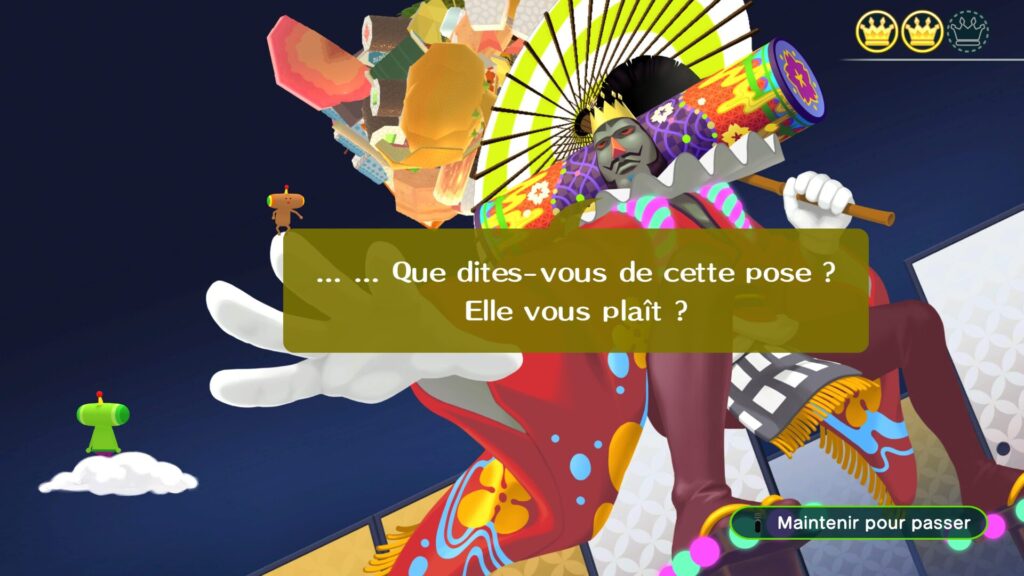 Le Roi du Cosmos est un brin narcissique. // Source : Capture PS5