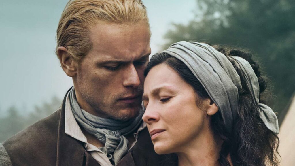 Claire et Jamie dans Outlander // Source : Starz Claire et Jamie dans Outlander // Source : Starz
