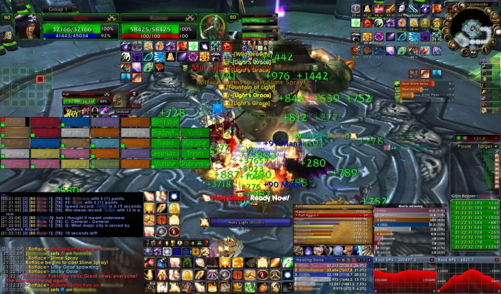 Un exemple d'interface de raid. // Source : Blizzard