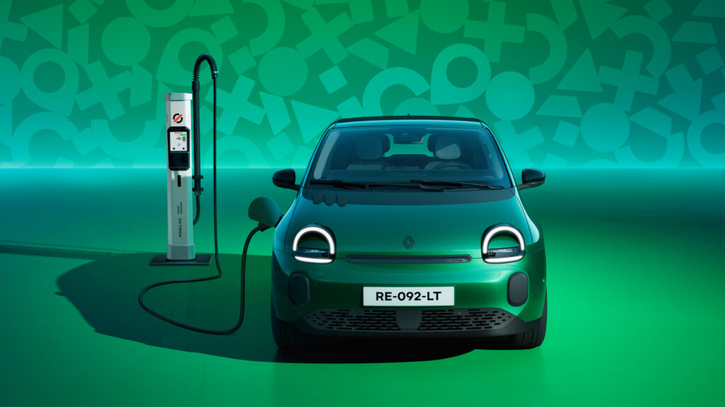 Recharge rapide optionnelle sur la Twingo // Source : Renault Recharge rapide optionnelle sur la Twingo // Source : Renault