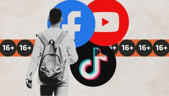 réseau réseaux social sociaux âge mineur // Source : Montage Numerama réseau réseaux social sociaux âge mineur // Source : Montage Numerama