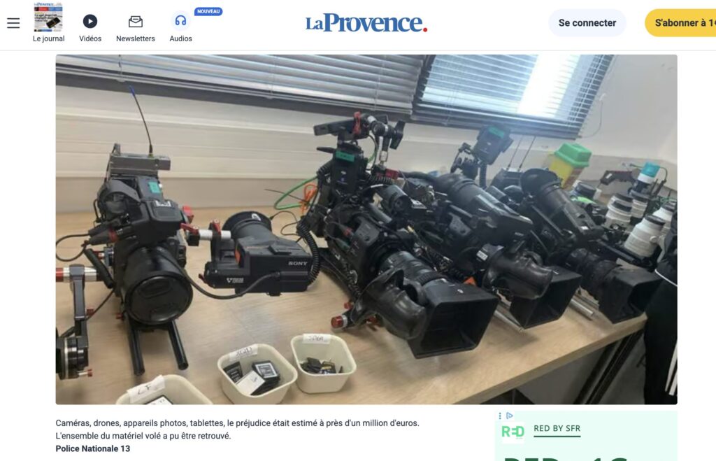 Le matériel dérobé. Le matériel dérobé.