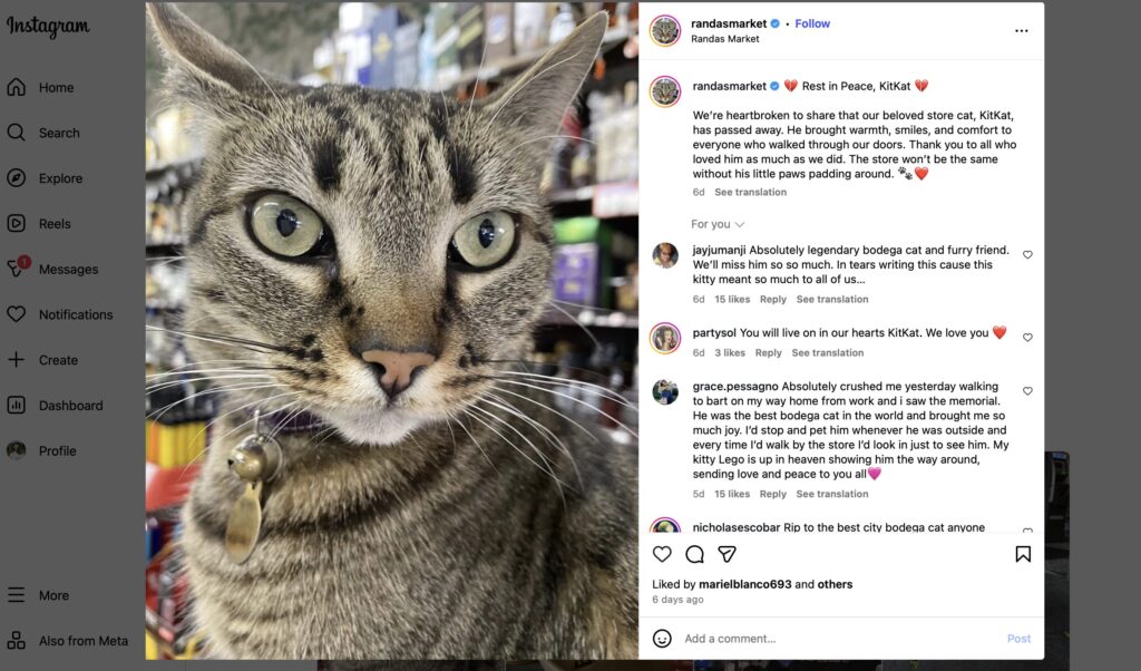Sur Instagram, le compte de l'épicerie rend hommage à KitKat. Sur Instagram, le compte de l'épicerie rend hommage à KitKat.