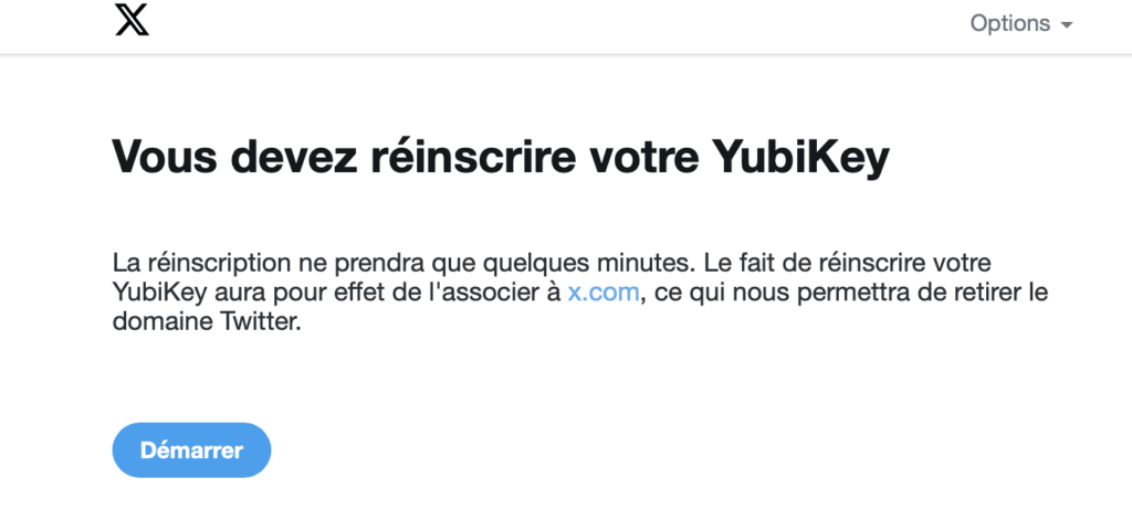 Ce message agaçant apparaît quand on ouvre Twitter le 12 novembre. Ce message agaçant apparaît quand on ouvre Twitter le 12 novembre.