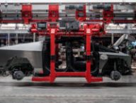Production du Cybertruck à la gigafactory d'Austin // Source : Tesla