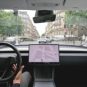 Tesla teste la conduite autonome FSD à Paris. // Source : Tesla Tesla teste la conduite autonome FSD à Paris. // Source : Tesla