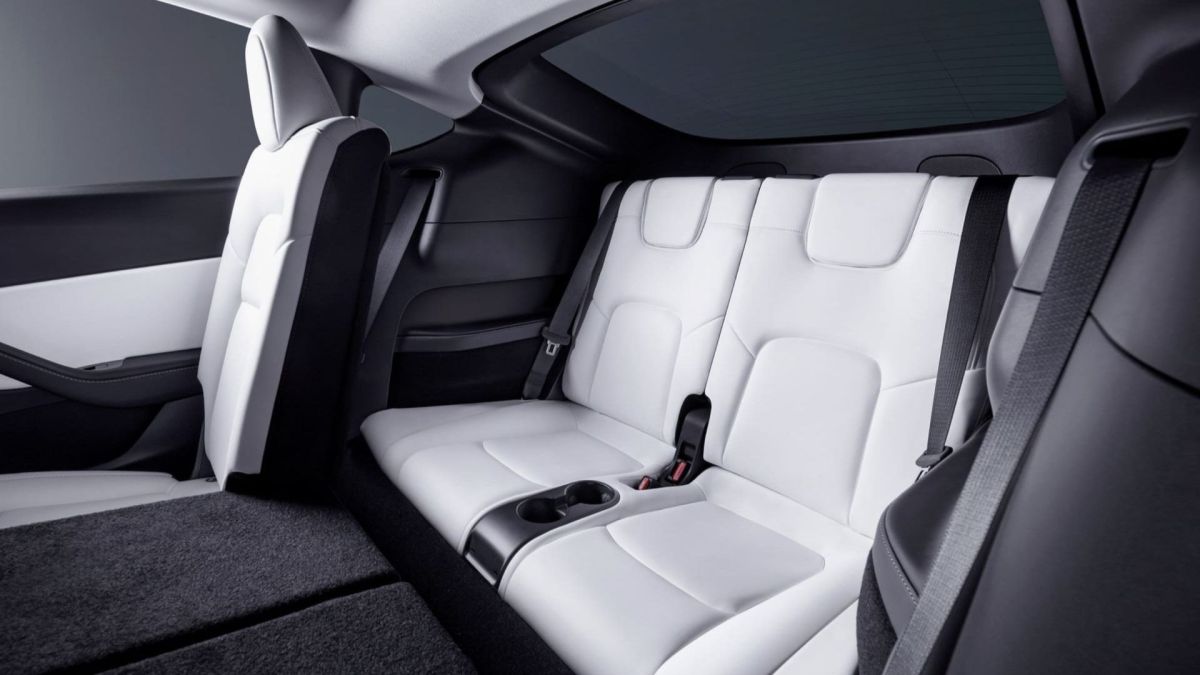 La configuration 7 places de l'ancien Tesla Model Y // Source : Tesla La configuration 7 places de l'ancien Tesla Model Y // Source : Tesla