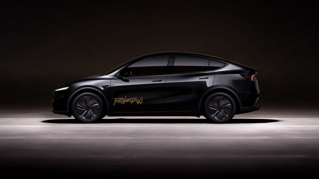 Un Tesla Robotaxi // Source : Tesla Un Tesla Robotaxi // Source : Tesla