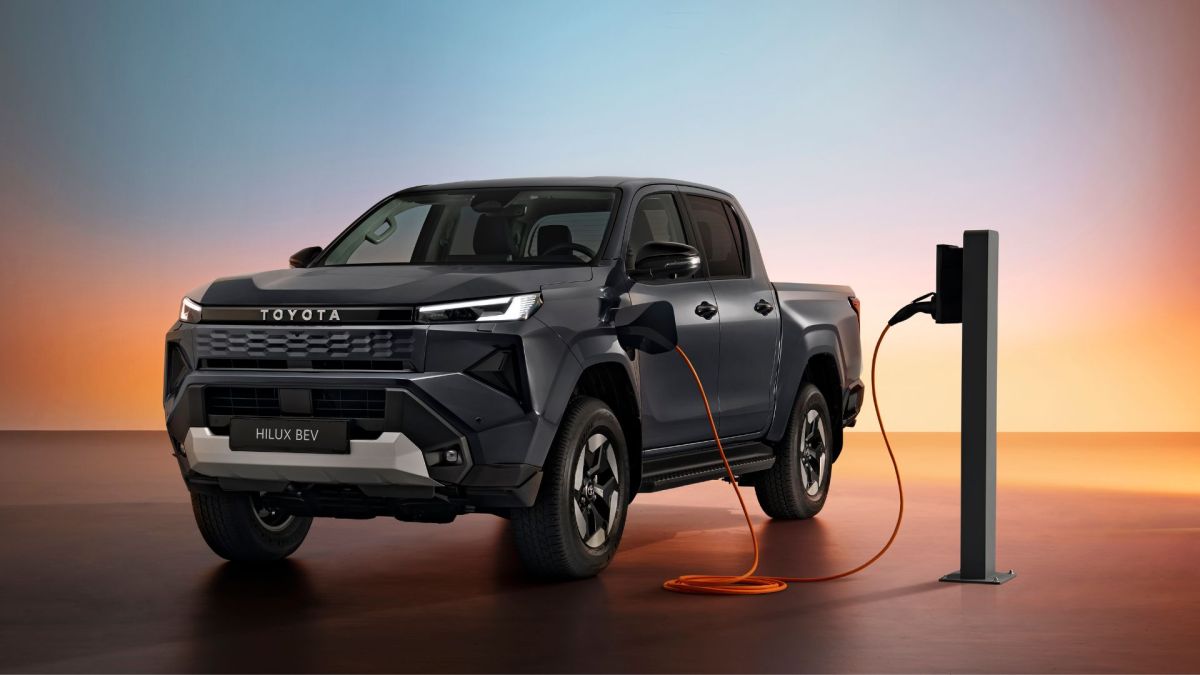 Toyota lance une version 100 % électrique de son pick-up Hilux // Source : Toyota Toyota lance une version 100 % électrique de son pick-up Hilux // Source : Toyota