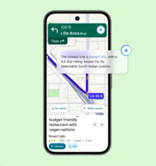Google Maps et Gemini. // Source : Google Google Maps et Gemini. // Source : Google