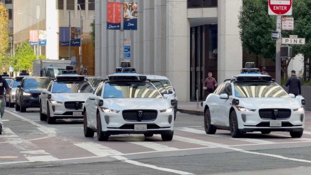 Waymo à San Francisco. // Source : Numerama Waymo à San Francisco. // Source : Numerama