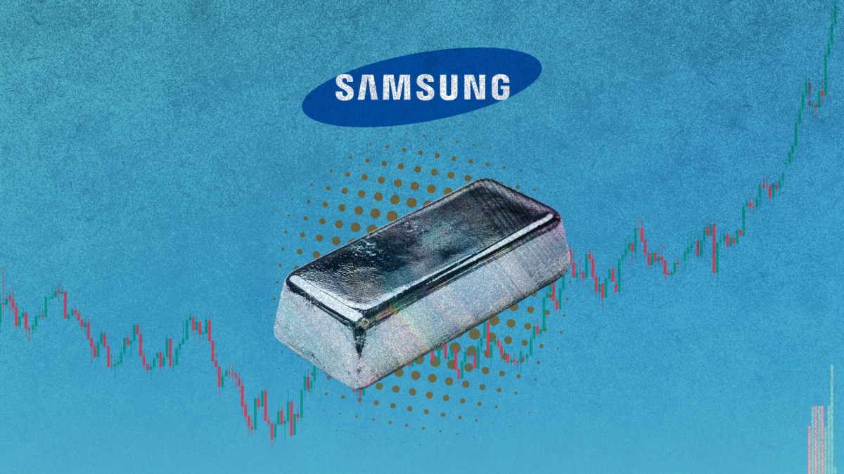 Samsung batterie argent // Source : Montage Numerama Samsung batterie argent // Source : Montage Numerama