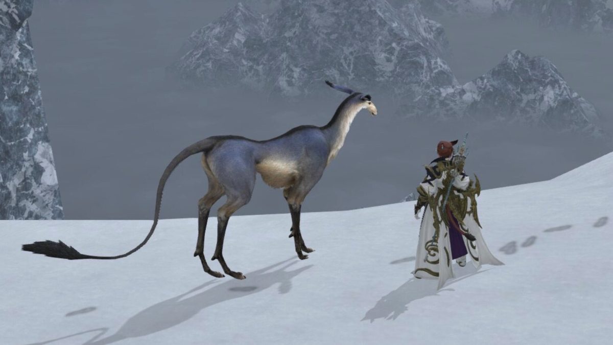 La créature buguée de FF14 // Source : X, @hangryKommo_o La créature buguée de FF14 // Source : X, @hangryKommo_o