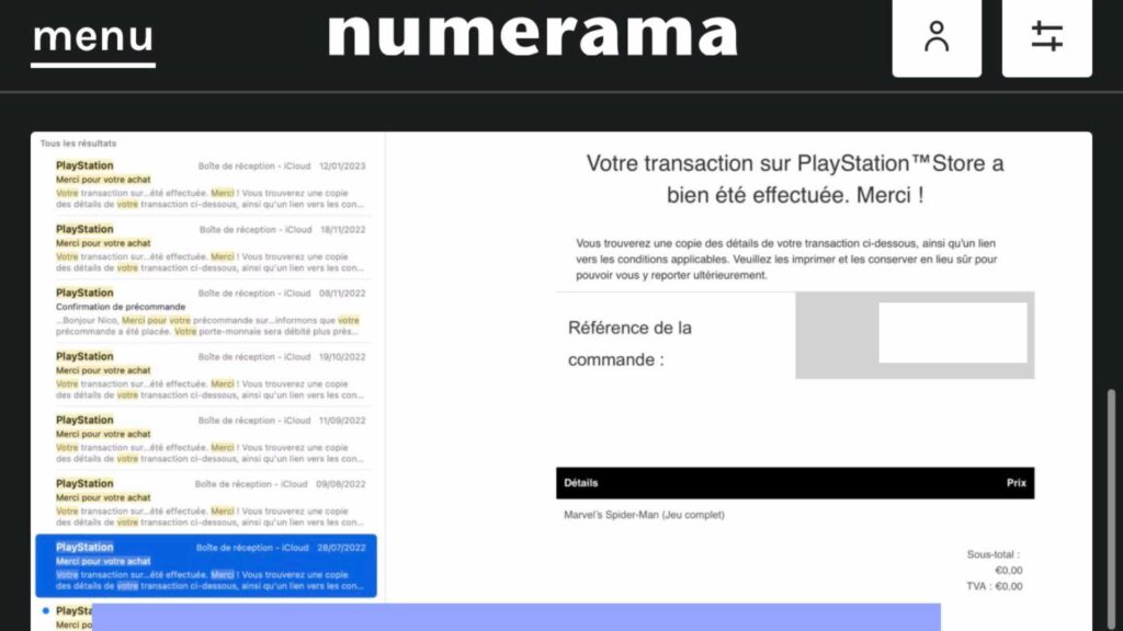 L'arme du crime : dans cette capture d'écran, il y avait un numéro de transaction. Les systèmes de Sony sont trop souples et acceptent le changement. L'arme du crime : dans cette capture d'écran, il y avait un numéro de transaction. Les systèmes de Sony sont trop souples et acceptent le changement.