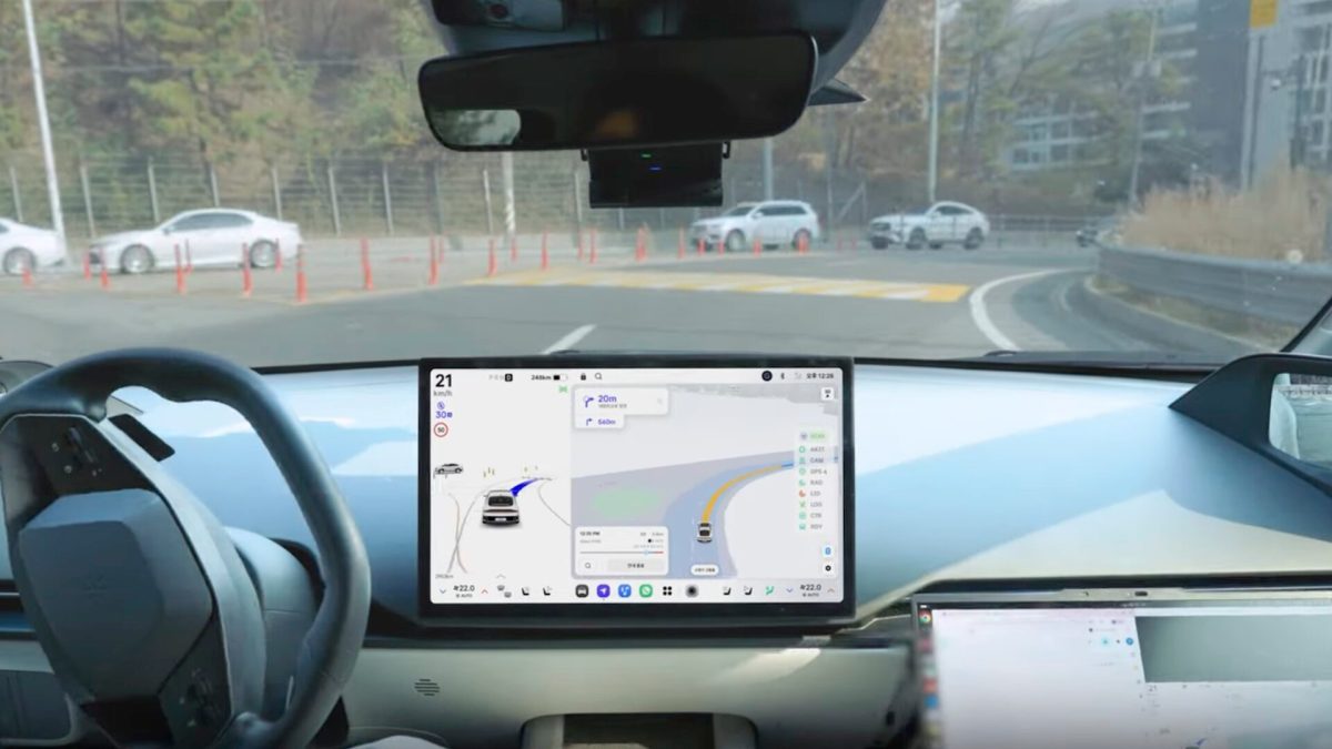 La conduite autonome chez Hyundai // Source : Capture d'écran YouTube La conduite autonome chez Hyundai // Source : Capture d'écran YouTube