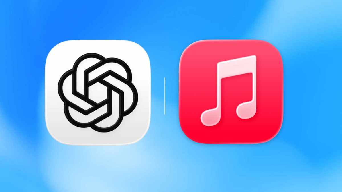 ChatGPT et Apple Music // Source : Numerama ChatGPT et Apple Music // Source : Numerama