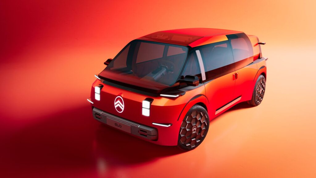 Le concept de monospace électrique ELO de Citroën. // Source : Citroën Le concept de monospace électrique ELO de Citroën. // Source : Citroën