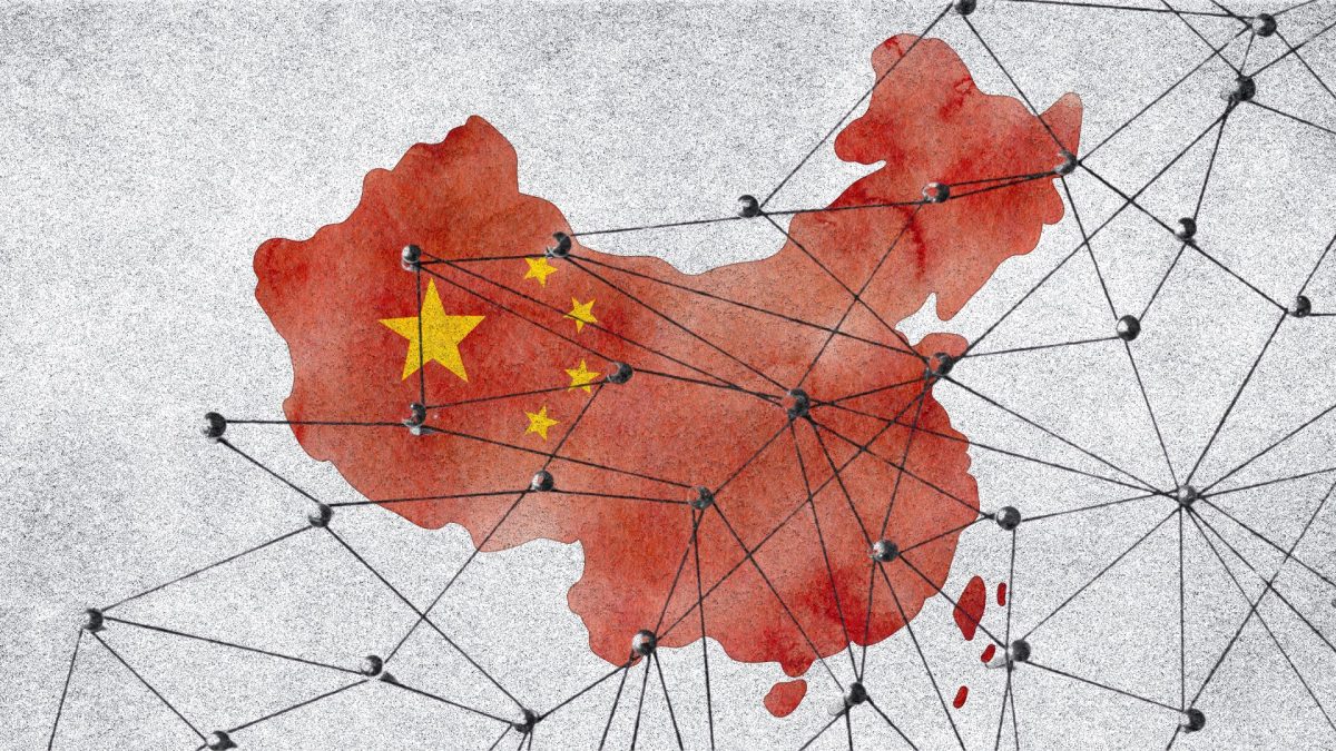 Chine réseau laboratoire // Source : Montage Numerama