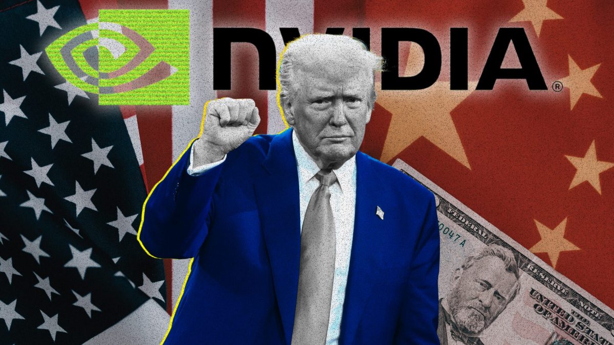 Le gouvernement américain prévoit finalement d’autoriser l’exportation vers la Chine des puces d’IA Nvidia H200 // Source : Numerama / Nvidia / Gage Skidmore Le gouvernement américain prévoit finalement d’autoriser l’exportation vers la Chine des puces d’IA Nvidia H200 // Source : Numerama / Nvidia / Gage Skidmore