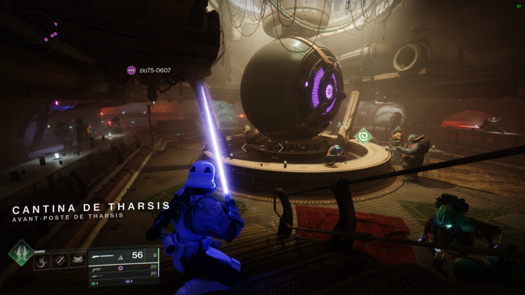 La cantina de Tharsis dans le hub La cantina de Tharsis dans le hub
