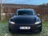 Le nouveau Tesla Model Y Standard à l'essai. // Source : Robin San Vicente pour Numerama