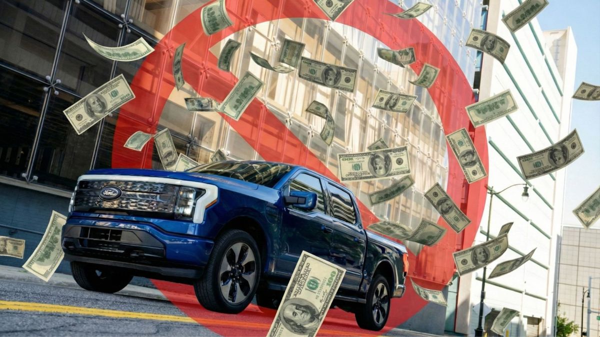 Ford revoit grandement ses plans sur les voitures électriques. // Source : Une par Robin San Vicente pour Numerama Ford revoit grandement ses plans sur les voitures électriques. // Source : Une par Robin San Vicente pour Numerama