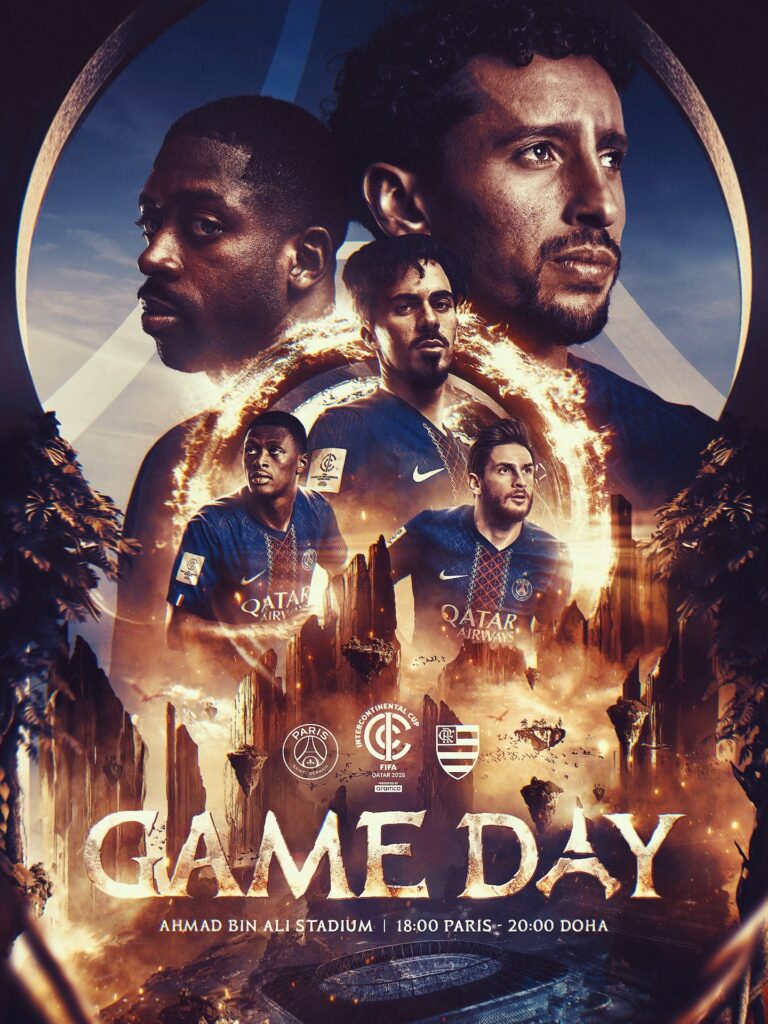 PSG face à Flamengo // Source : Compte X du PSG PSG face à Flamengo // Source : Compte X du PSG