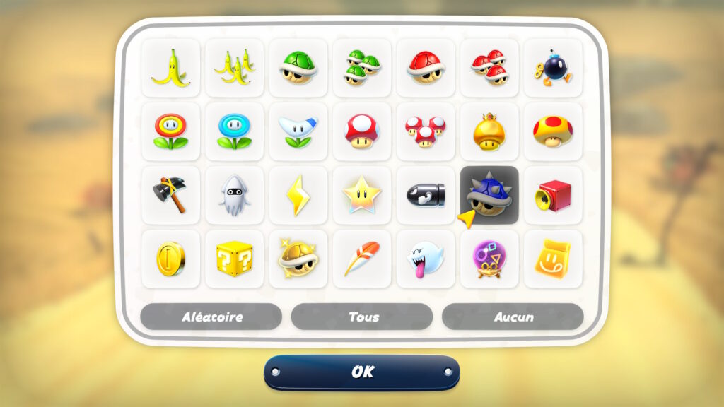 On peut enfin personnaliser les objets dans Mario Kart World // Source : Capture d'écran On peut enfin personnaliser les objets dans Mario Kart World // Source : Capture d'écran