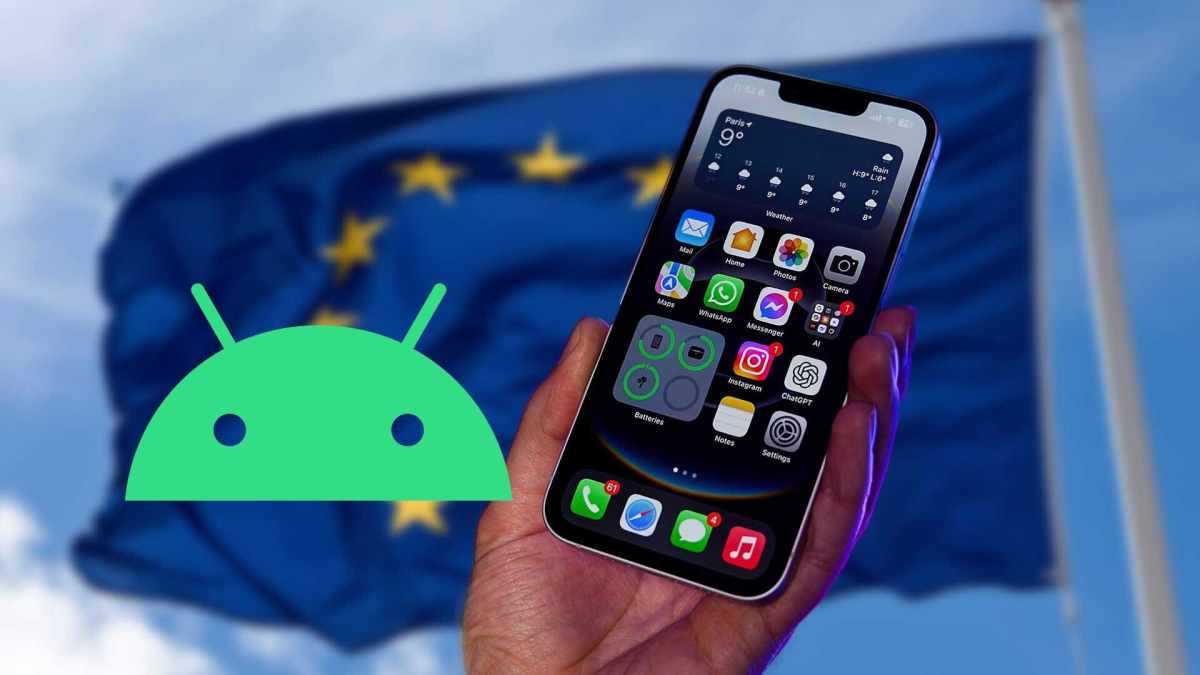 DMA iPhone Android Europe. // Source : Numerama