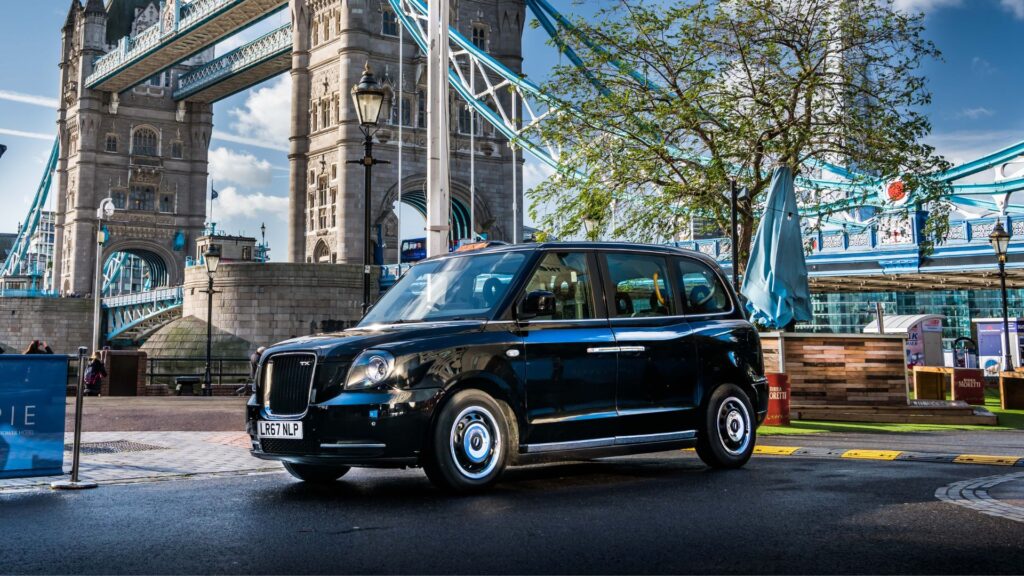 Le fameux taxi londonien est un EREV. // Source : LEVC Le fameux taxi londonien est un EREV. // Source : LEVC