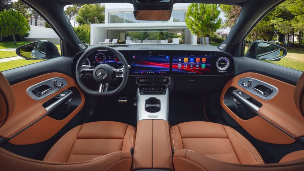 Le nouveau Mercedes GLB électrique // Source : Mercedes Le nouveau Mercedes GLB électrique // Source : Mercedes
