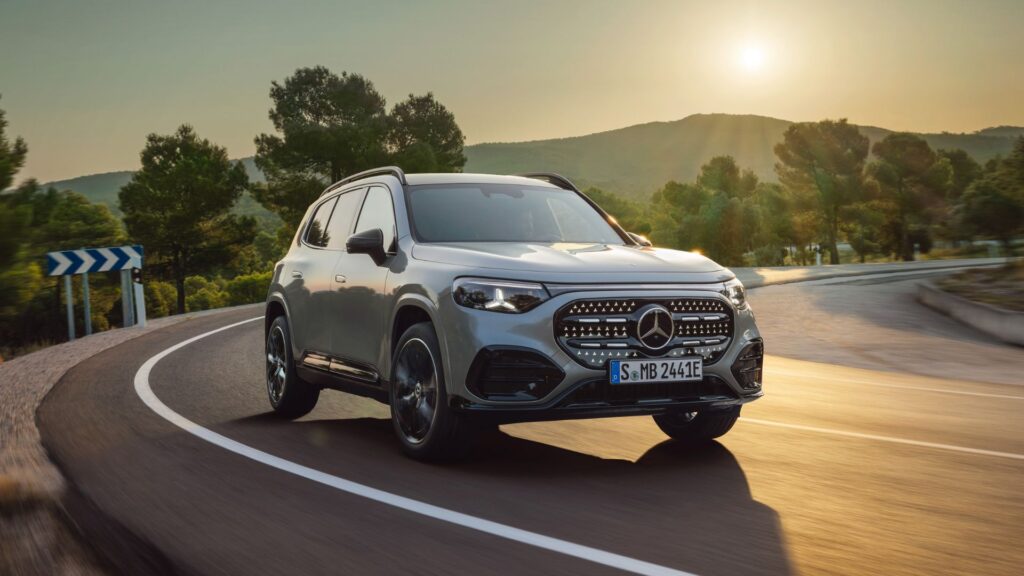 Le nouveau Mercedes GLB électrique // Source : Mercedes Le nouveau Mercedes GLB électrique // Source : Mercedes