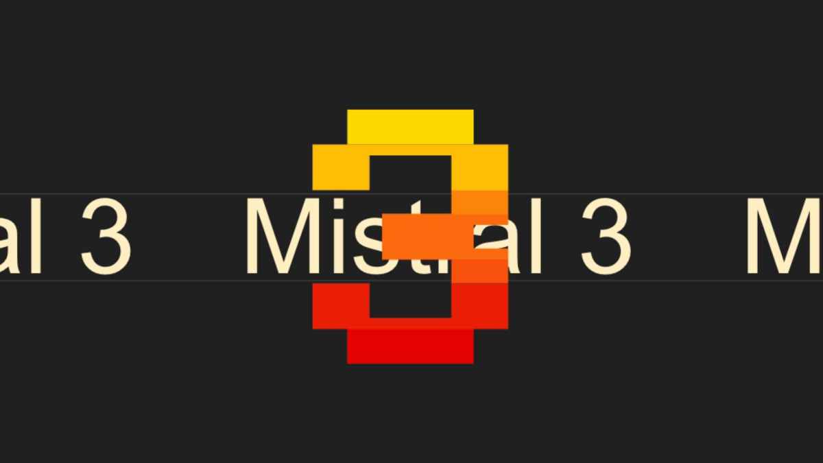 Mistral 3. // Source : Mistral Mistral 3. // Source : Mistral