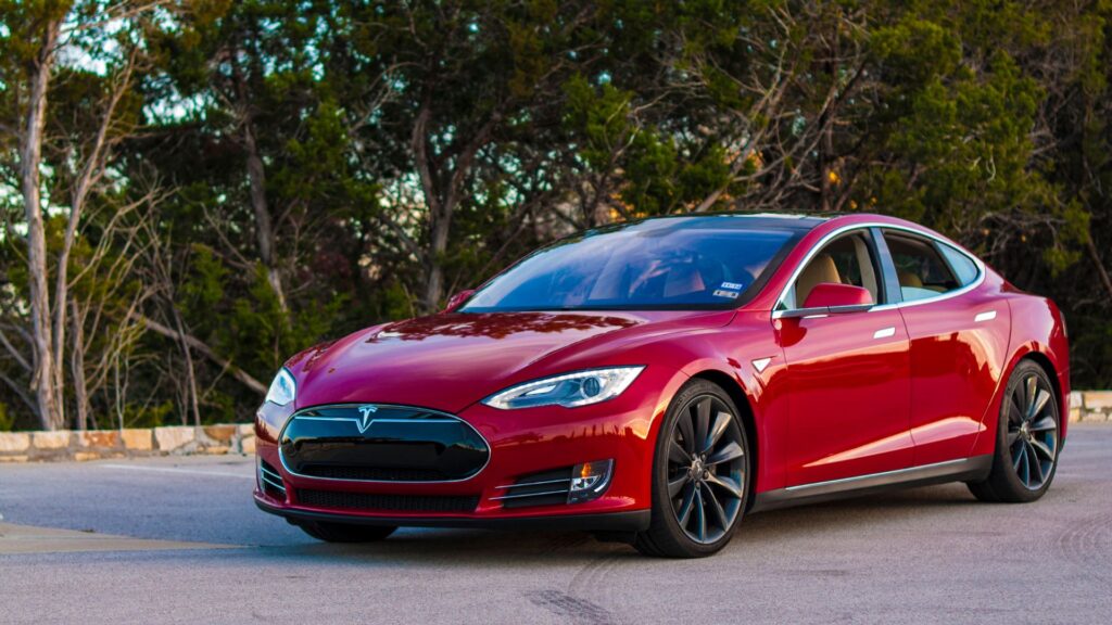 La Tesla Model S à ses débuts. // Source : Tesla