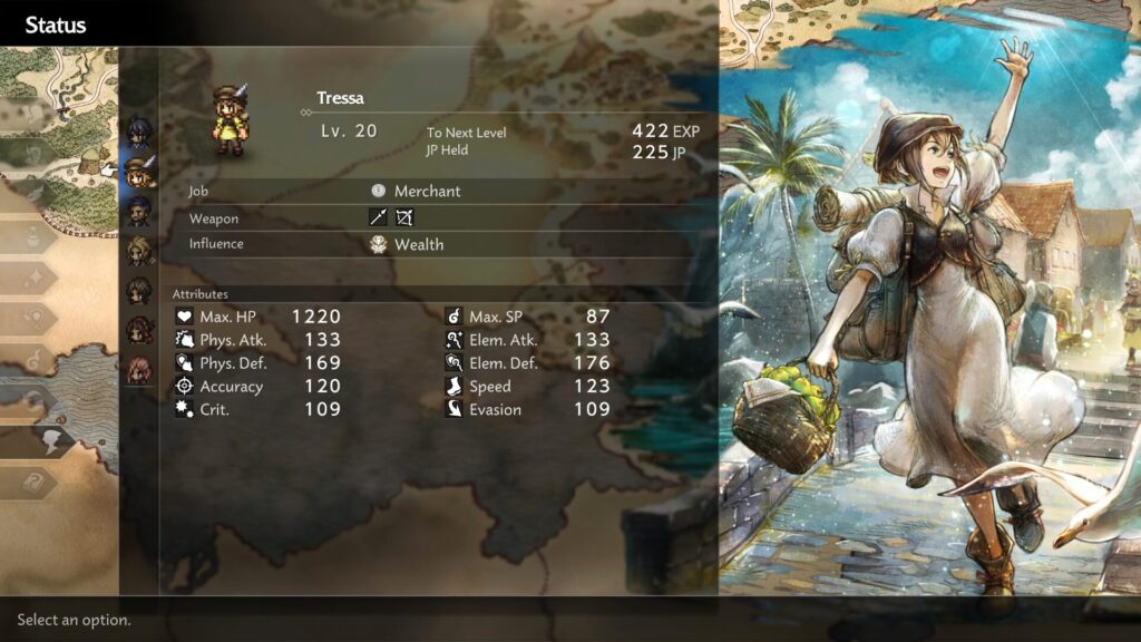 Chaque personnage à un Job de base et des pouvoir qui lui sontliés. A ips d'en tirer parti. // Source : Capture PS5 Chaque personnage à un Job de base et des pouvoir qui lui sontliés. A ips d'en tirer parti. // Source : Capture PS5