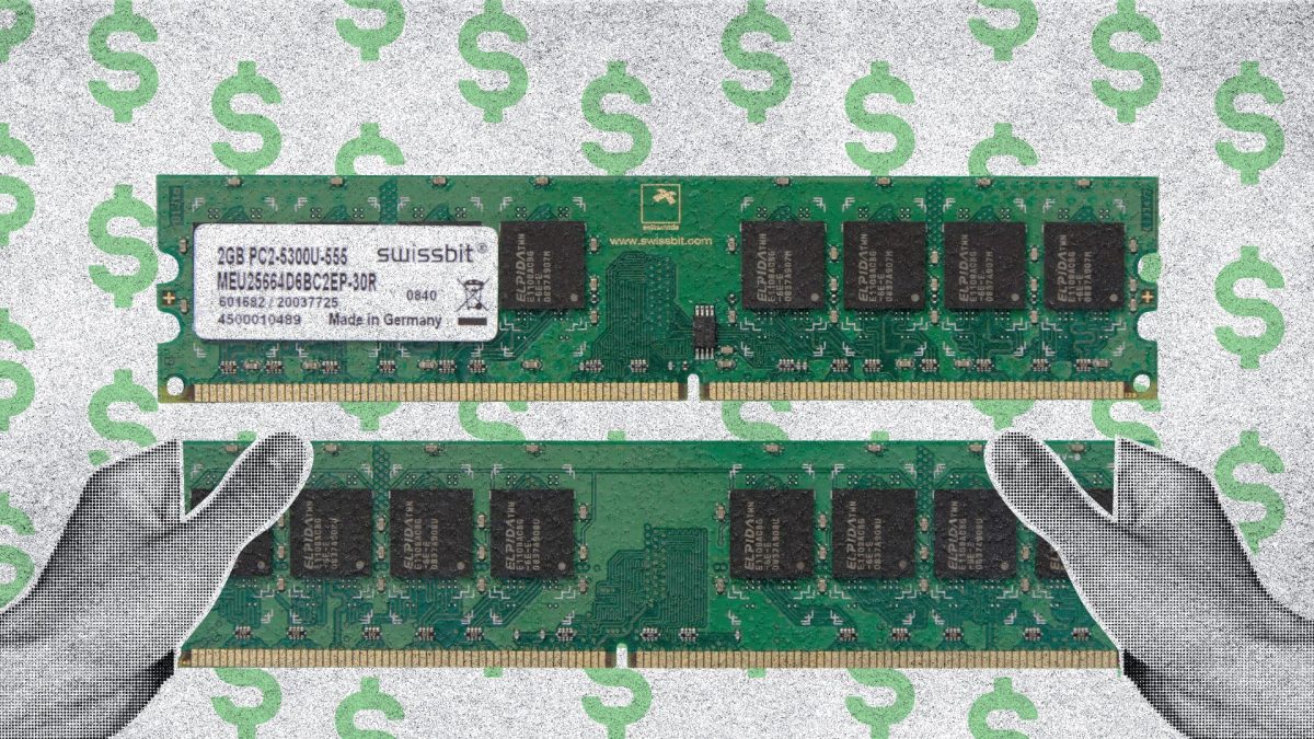 Face à la pénurie de RAM, smartphones, PC et consoles pourraient voir leurs prix augmenter dès 2026. // Source : Numerama / An-d via Wikimedia Commons Face à la pénurie de RAM, smartphones, PC et consoles pourraient voir leurs prix augmenter dès 2026. // Source : Numerama / An-d via Wikimedia Commons