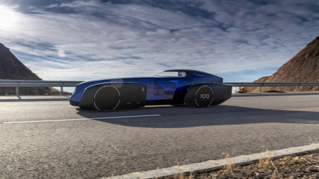La Renault Filante a roulé plus de 1 000 km en ne consommant que 7,8 kWh/100 km. // Source : Renault La Renault Filante a roulé plus de 1 000 km en ne consommant que 7,8 kWh/100 km. // Source : Renault