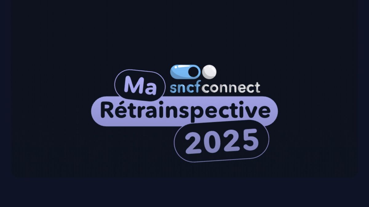 Rétrainspective 2025. // Source : Capture d'écran SNCF Connect par Numerama Rétrainspective 2025. // Source : Capture d'écran SNCF Connect par Numerama