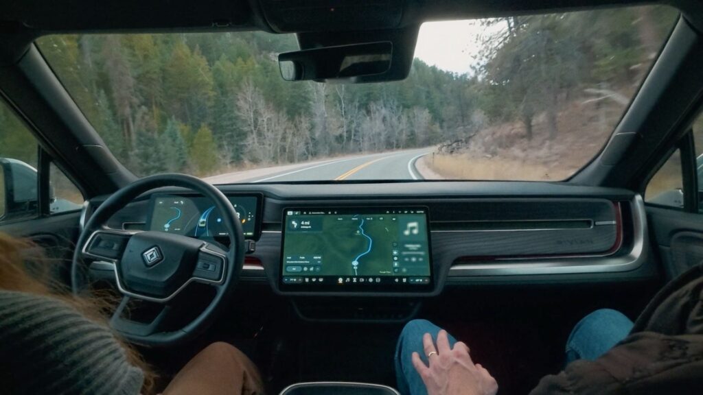 Rivian a dévoilé ses plans pour développer sa conduite autonome. // Source : Rivian