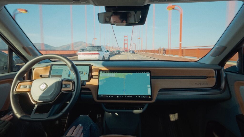 Rivian a dévoilé ses plans pour développer sa conduite autonome. // Source : Rivian