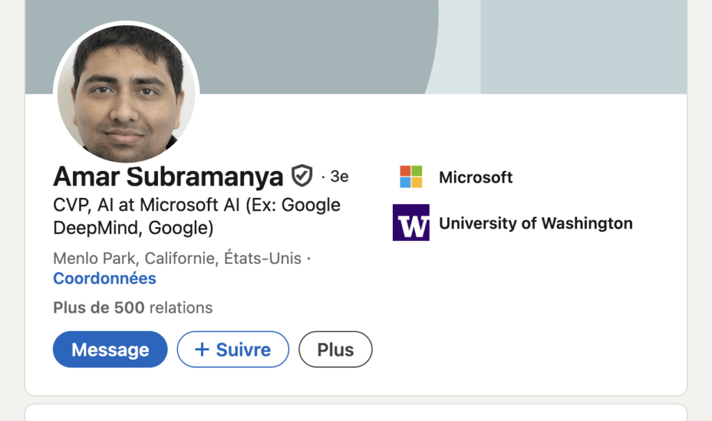 Amar Subramanya est passé par Google avant de rejoindre Microsoft. Amar Subramanya est passé par Google avant de rejoindre Microsoft.