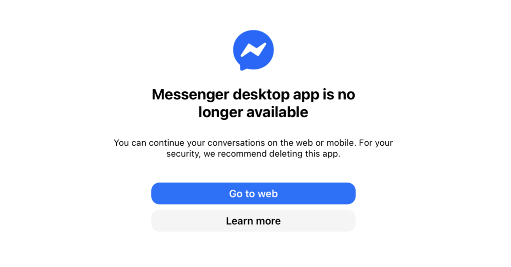 Voilà ce qu'il se passe à l'ouverture de Messenger sur Mac. Voilà ce qu'il se passe à l'ouverture de Messenger sur Mac.